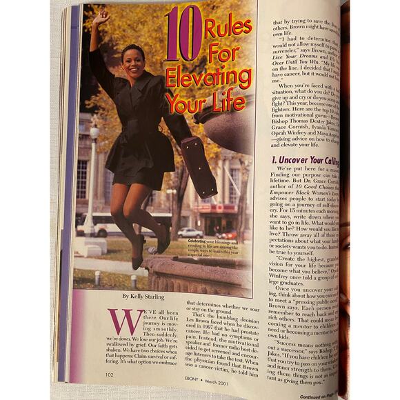 Ebony Magazine, March 2001. Annual Women's Issue, Marion Jones interview, EUC - Picture 16 of 16